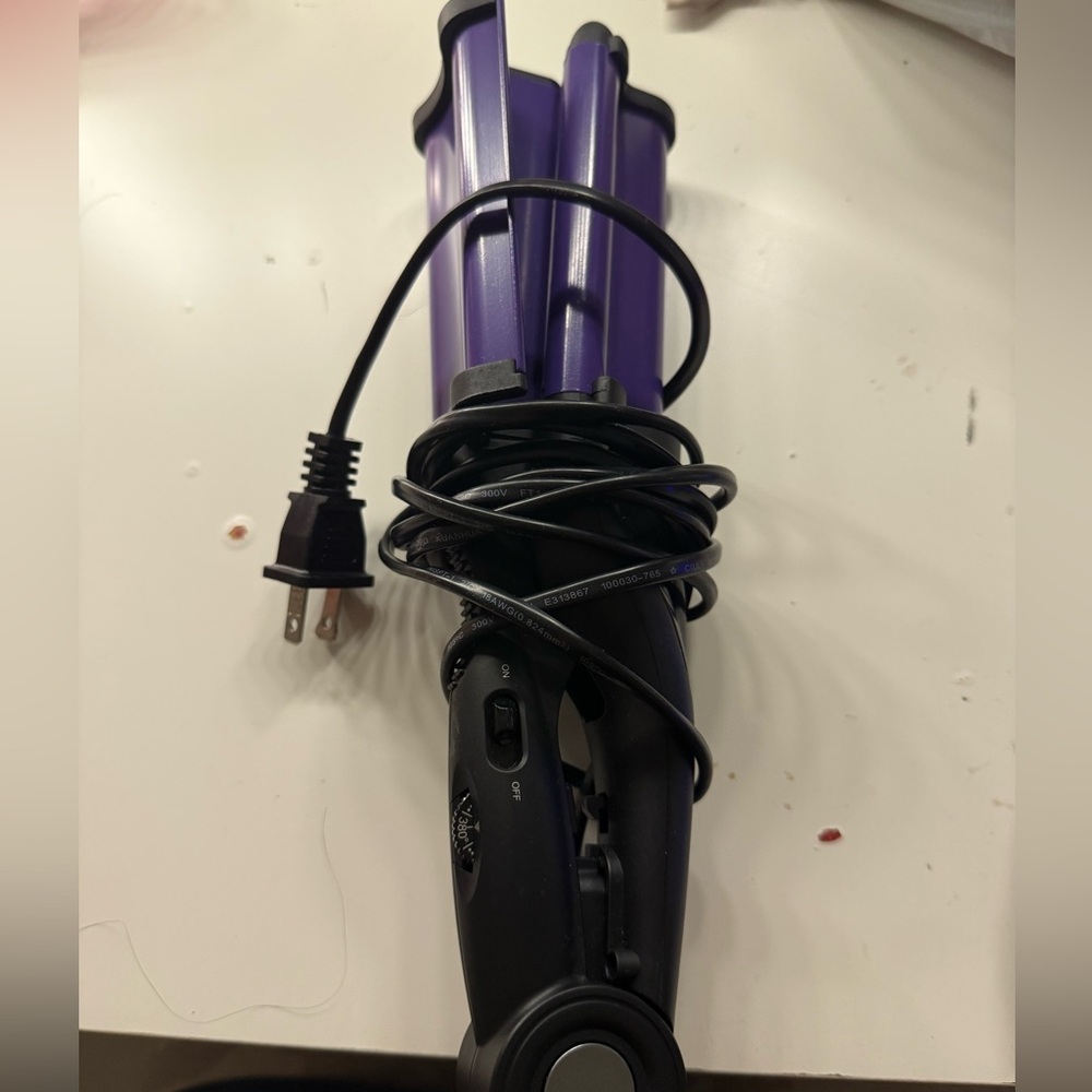 Purple Hot Hair Styling Tool -Crimper
